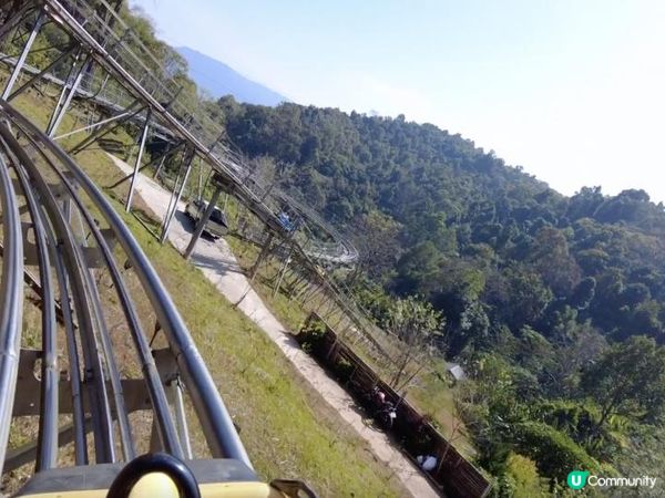 【湄林蒙占山1】飛車越叢林 雙輪走鋼索 網床Cafe觀瀑布