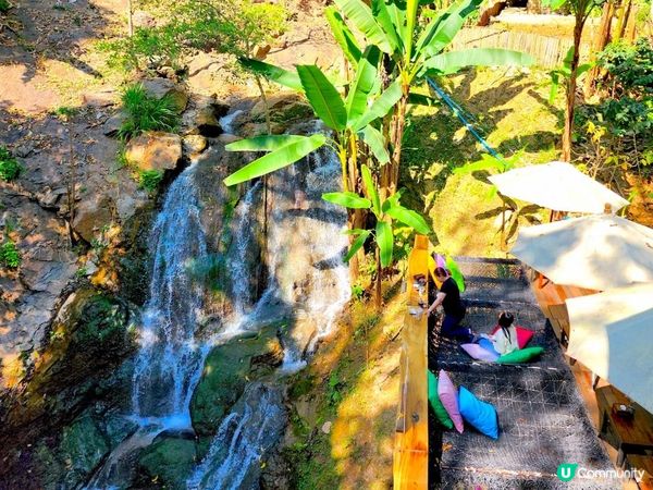 【湄林蒙占山1】飛車越叢林 雙輪走鋼索 網床Cafe觀瀑布