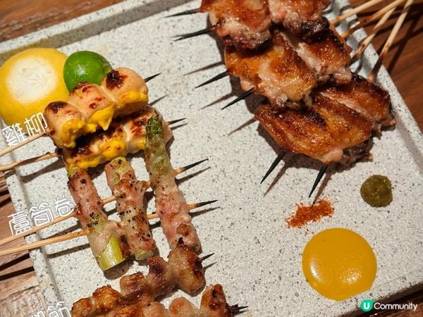 ♥銅鑼灣美食♡日式燒鳥串燒專門店♥刁鑽部位全部吃到♡日本備長炭製作♥極高質串燒店♡
