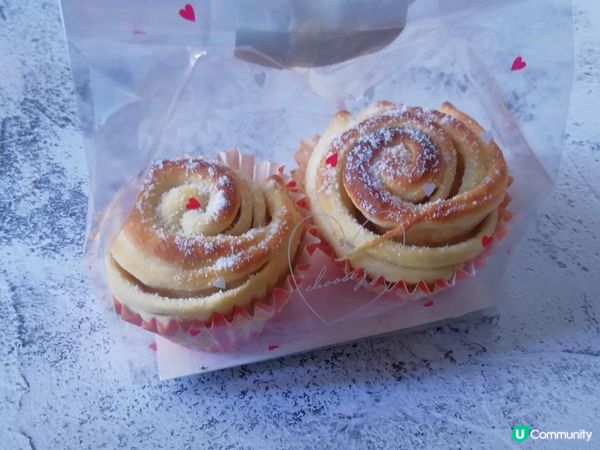 像玫瑰花的Cruffin（可頌馬芬）