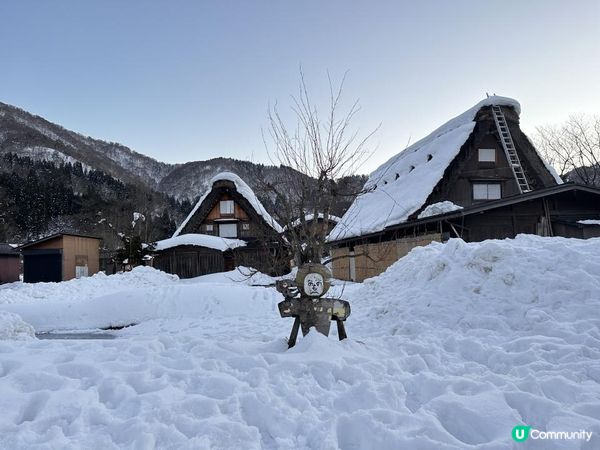 超美的白川鄉合掌村點燈