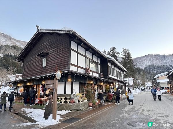 超美的白川鄉合掌村點燈
