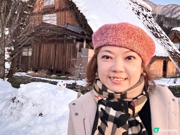 超美的白川鄉合掌村點燈