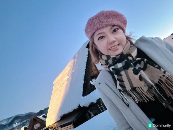 超美的白川鄉合掌村點燈