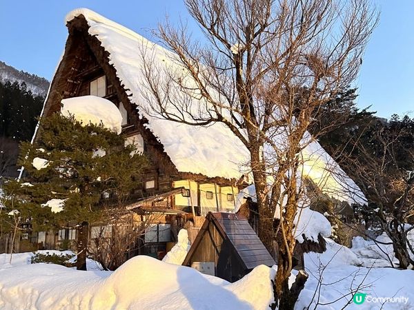 超美的白川鄉合掌村點燈