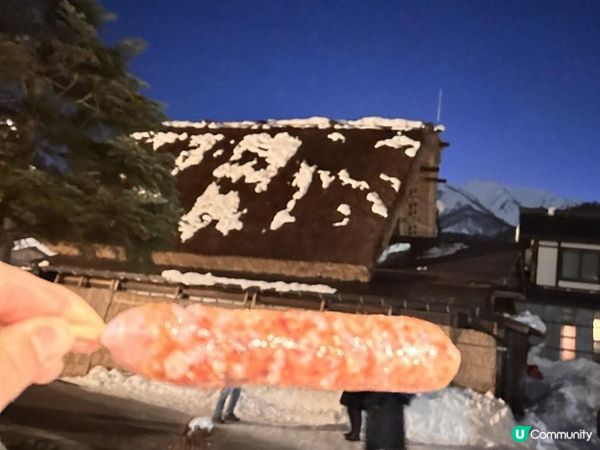 超美的白川鄉合掌村點燈