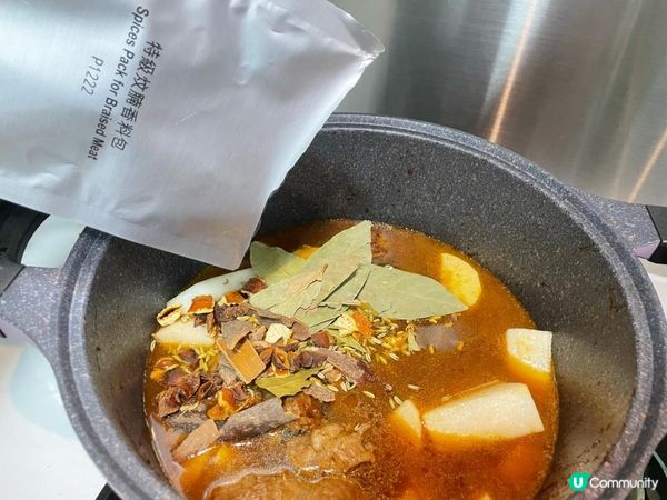 第一次煮蘿蔔炆牛腩 ,餐廳級數soeasy !