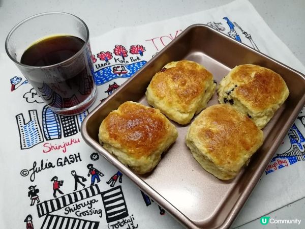 Breakfast Time: 紅莓英式鬆餅