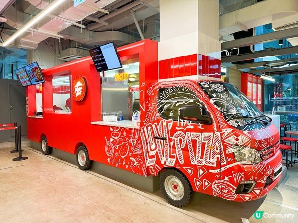 🍕Pizza Hut全新中環街市餐車主題概念店🚚