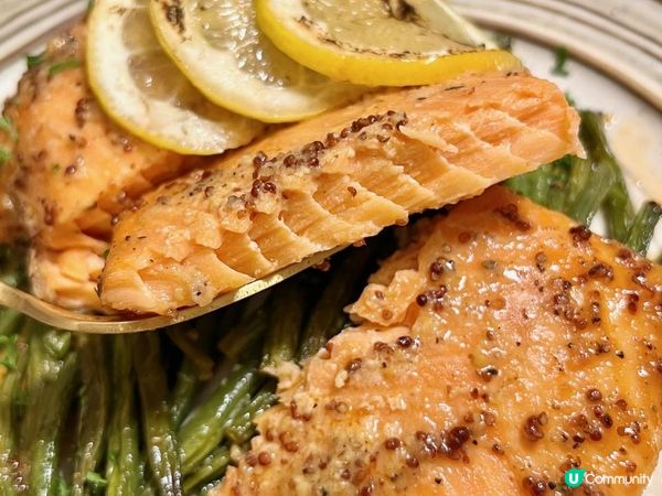 【簡易食譜】蜜糖芥末紙包焗三文魚