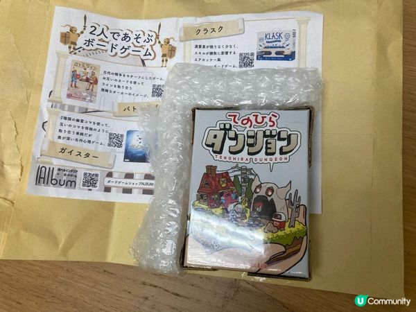 Funbid日本代購（9月）開箱 -- てのひらダンジョンTenohira Dungeon