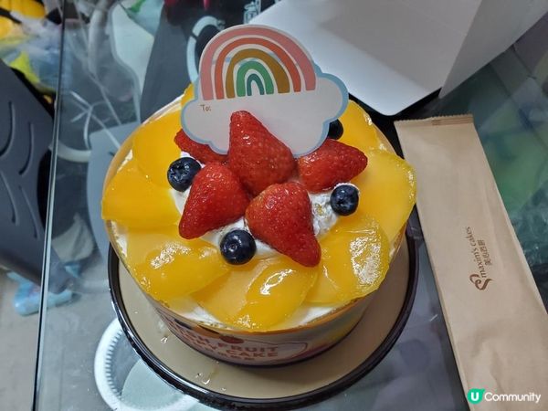 《9.29 六週年紀念 ~ 鮮果脆脆蛋糕 🎂》