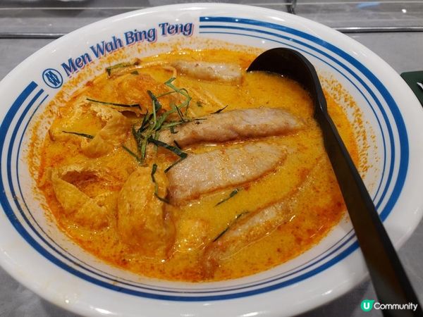 《下午茶 : 叻沙豬扒湯米@敏華冰廳》