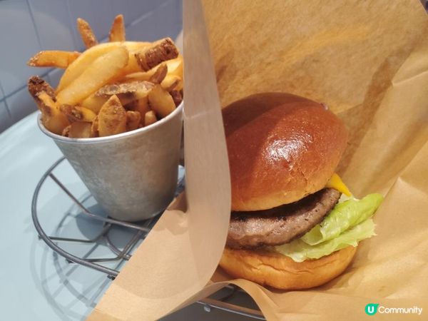 《七五折食芝士牛肉漢堡配薯條@&You...》
