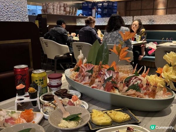 刺身🍣D24榴連蓉🍨清酒梅酒啤酒🍶🍻任飲