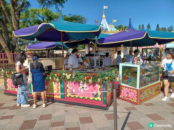 迪士尼聖誕巿集廣場美食