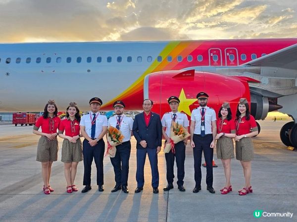 越捷航空一個月新增 22 架飛機創紀錄，為旅遊高峰期作準備