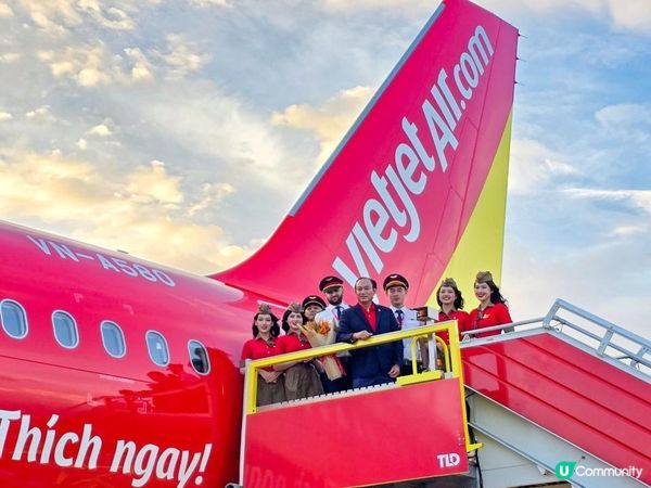 越捷航空一個月新增 22 架飛機創紀錄，為旅遊高峰期作準備