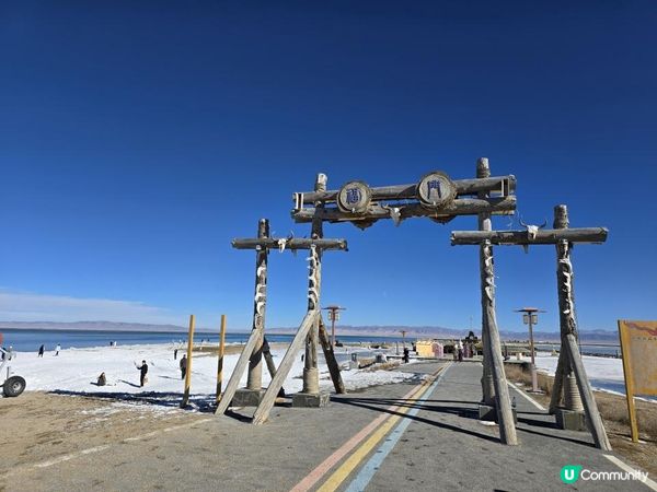 【中國自駕】難道只有我冬天去青海湖？🤪 中國最美湖泊冬季限定藍冰：深入二郎劍景區，承包整個湖景，血淚史換來的私藏寶藏路線｜#中國自由行 #青海湖攻略 ｜momojoejoe