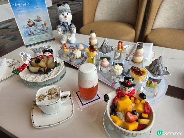 《環迴深圳》X “梨享”對白～ 冰雪主題下午茶 @ 觀廊 ( 深圳國際會展中心希爾頓酒店 )