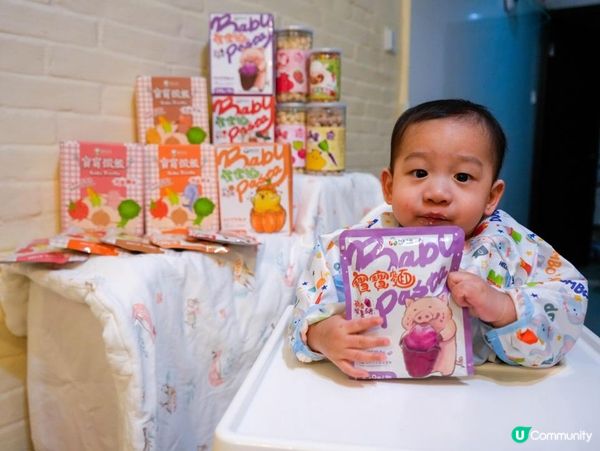 已經第二次帶飯友食品的寶寶系列回去給 Luka 