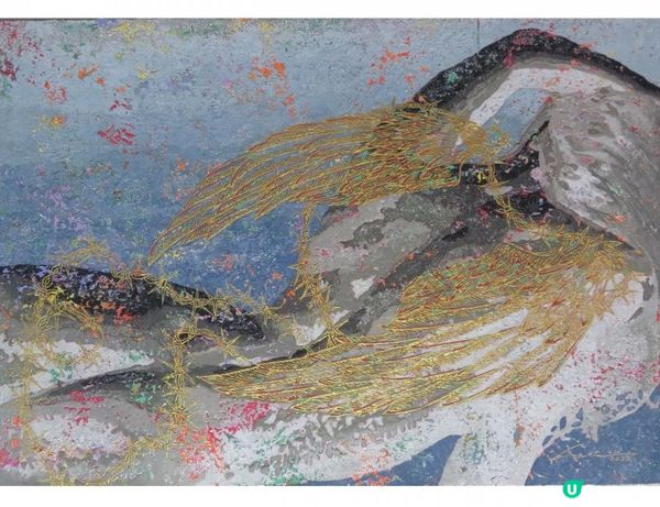 新藝潮畫廊推出 《石中花——鍾大富的岩彩藝術》