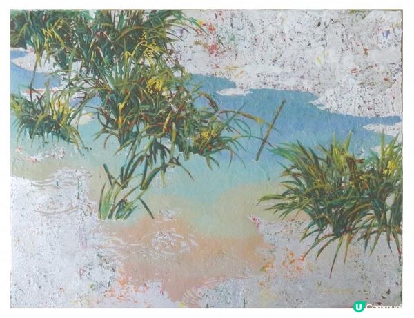 新藝潮畫廊推出 《石中花——鍾大富的岩彩藝術》