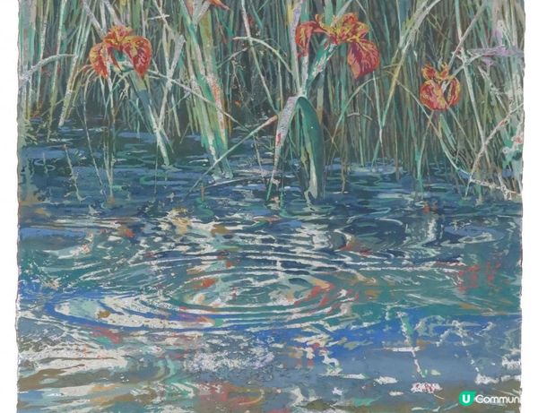 新藝潮畫廊推出 《石中花——鍾大富的岩彩藝術》