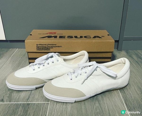 MESUCA運動鞋「白飯魚」