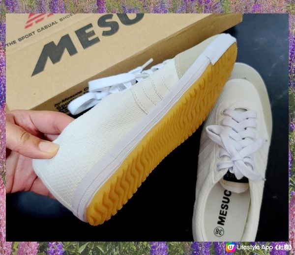 MESUCA 白色運動鞋