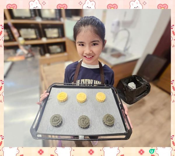 奇華熊貓蛋黃奶皇 及 黑芝麻奶皇月餅 工作坊