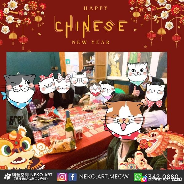 【🐱新年小聚會】貓貓主題房2人起訂 包無酒精飲品｜Boardgame 、麻將、唱K、SWITCH｜適合2-10人使用