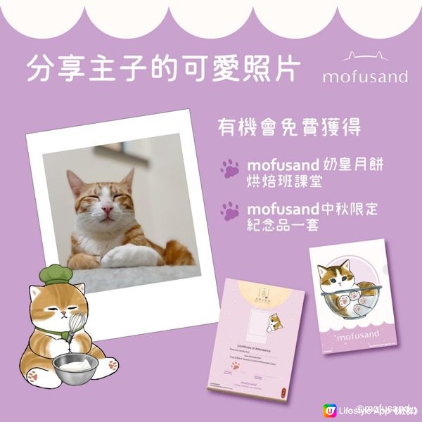 【monfusand x 奇華工作坊 遊戲活動】分享您主子嘅可愛照片