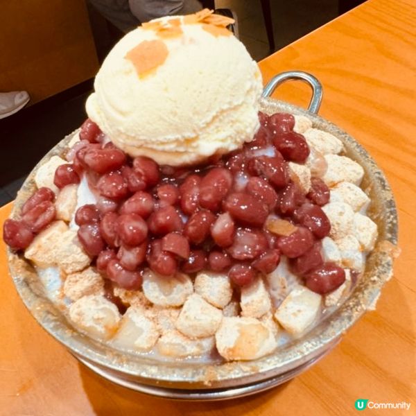 釜山年糕紅豆雪花冰🍧·多重口感😋