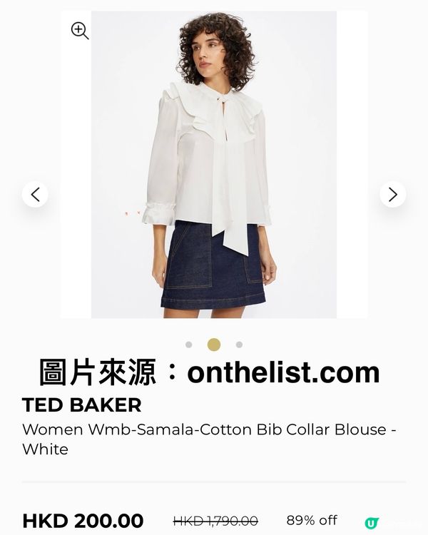 Ted Baker減至$200😍多款@On The List