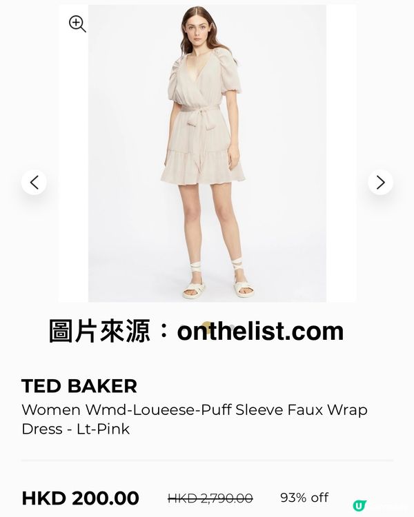 Ted Baker減至$200😍多款@On The List