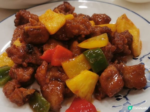 生炒骨個汁酸酸甜甜,真係好好食｡最重要係有新鮮菠蘿｡人生就是...