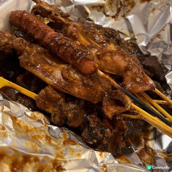 筲箕灣掃街必吃沙嗲串燒😋