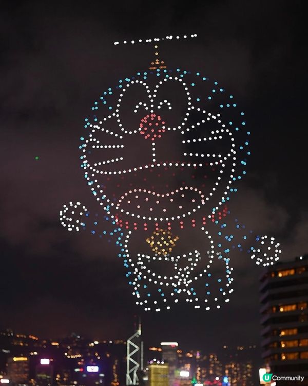 最滿意的多啦A夢星空照片