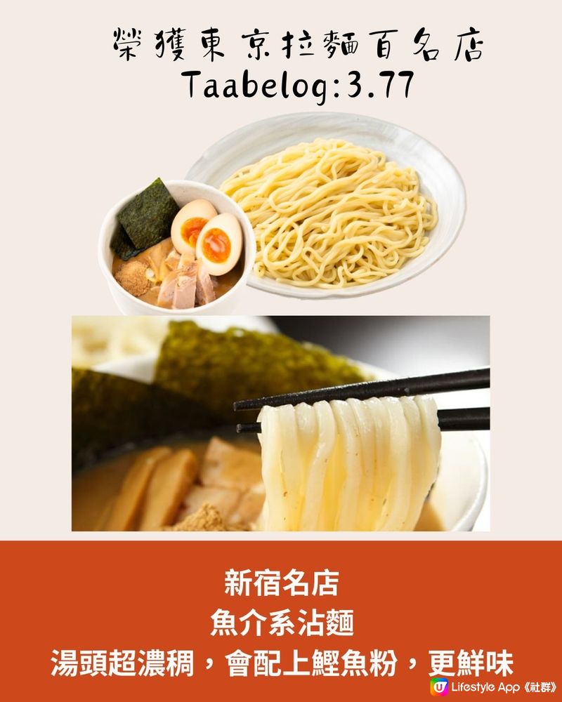 東京8間必食沾麵🍜邊間係日本第一沾麵神店⁉️附店舖地址