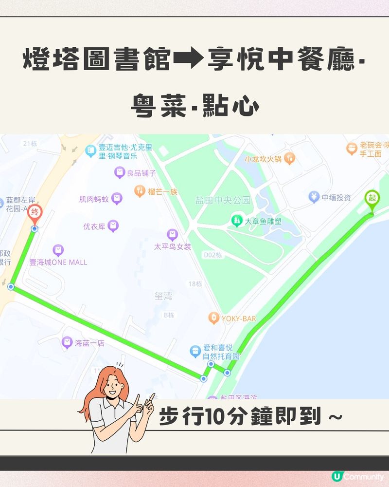 深圳鹽田區一日遊路線🗺️⛲️附交通教學🚘