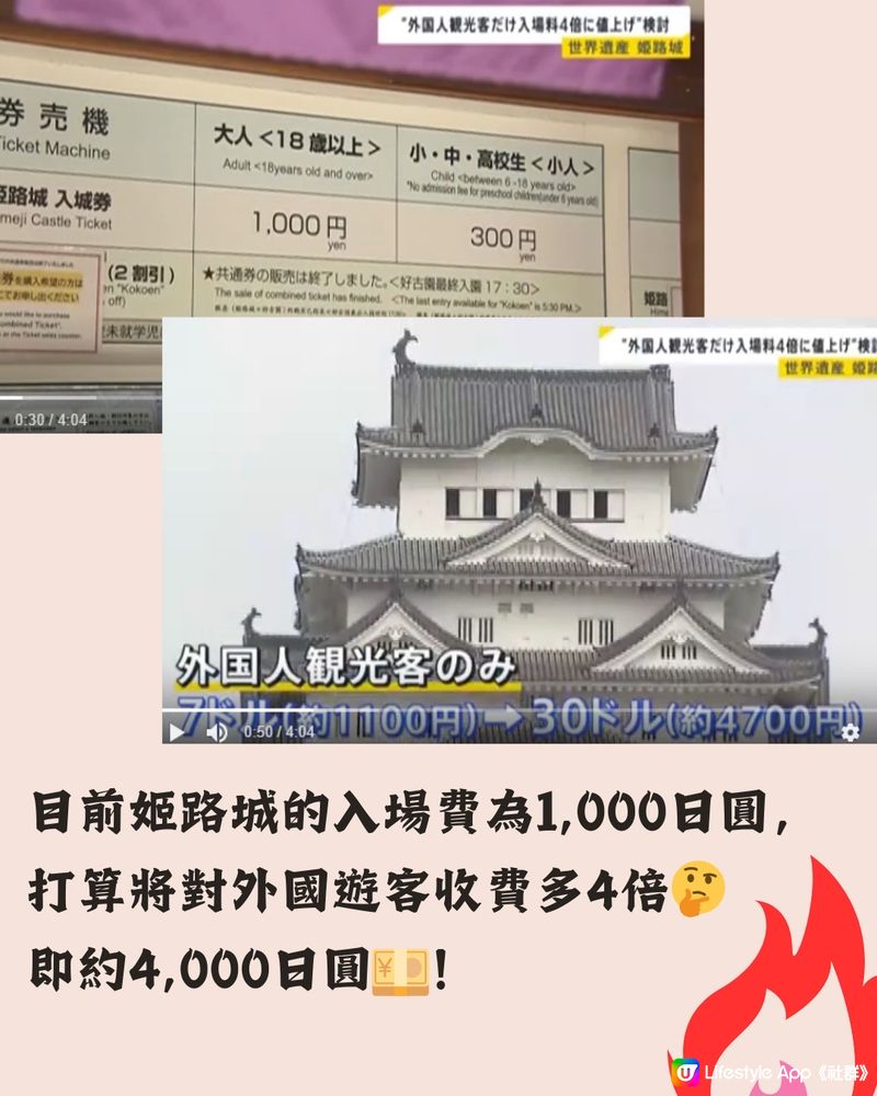 🇯🇵日本景點餐廳「劏客」⁉️旅客要比多4倍入場費🔥