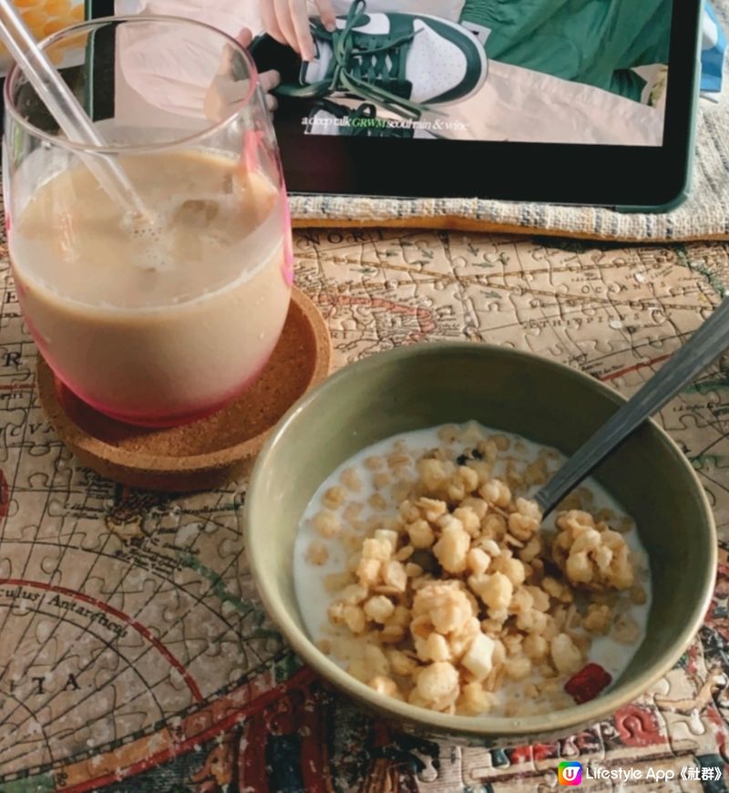 口痕食下cereal 健康又好食🤣🤣😋