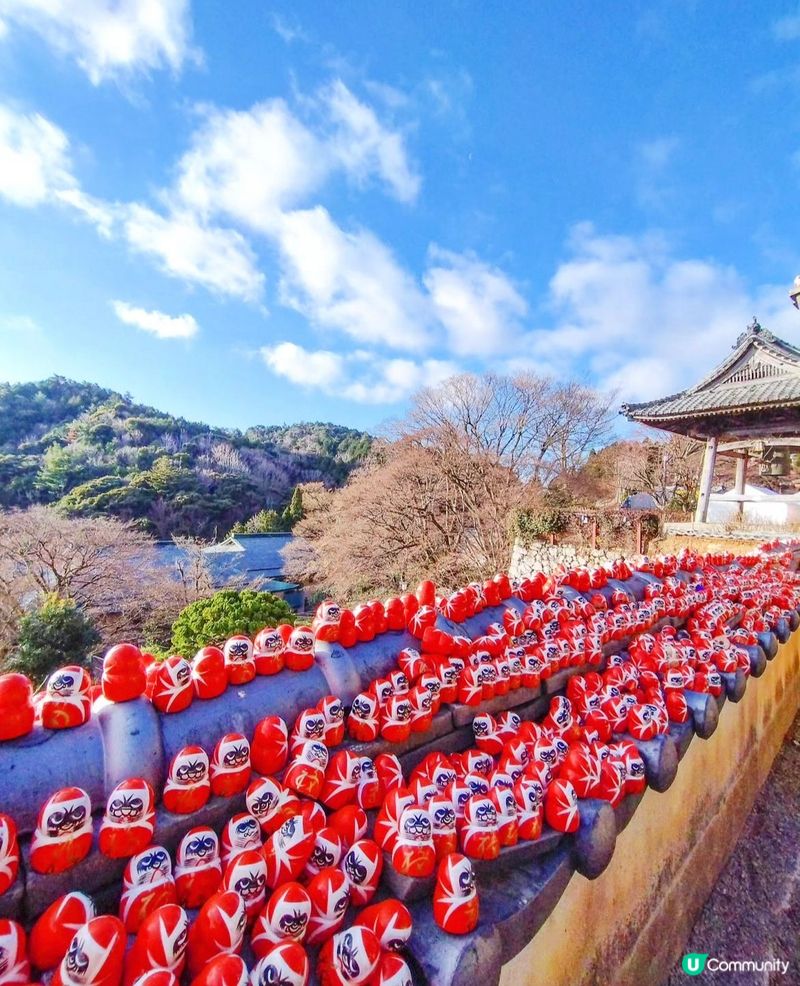 遍佈著達摩不倒翁嘅勝尾寺