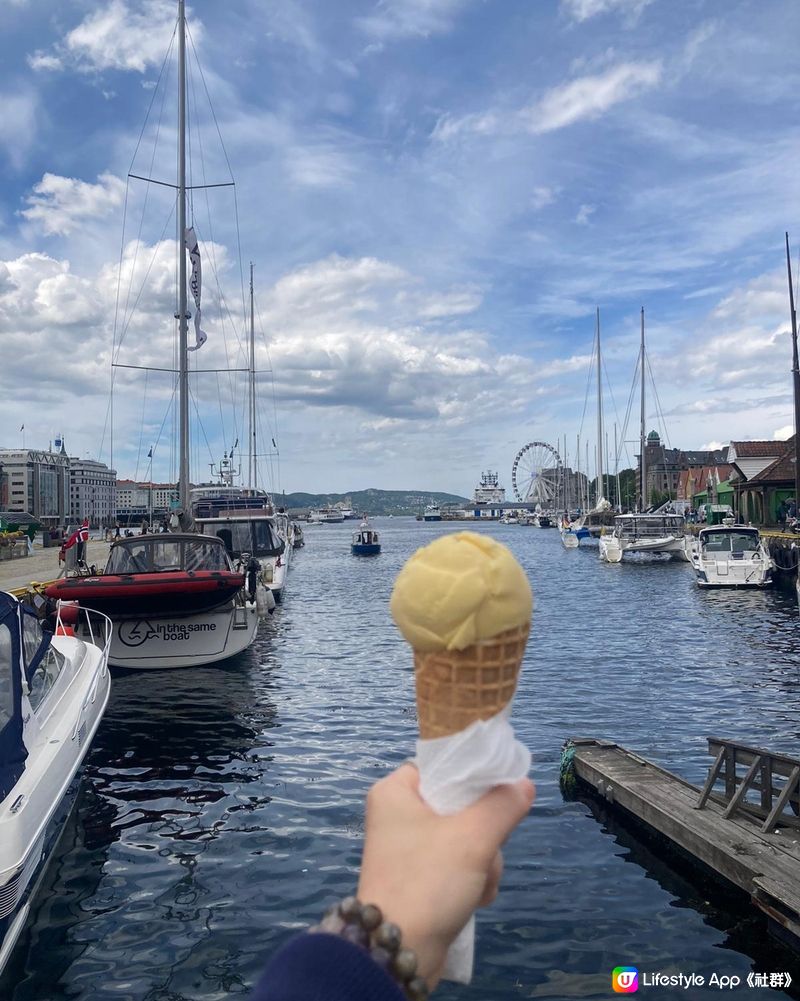 去挪威Bergen～行海港食雪糕