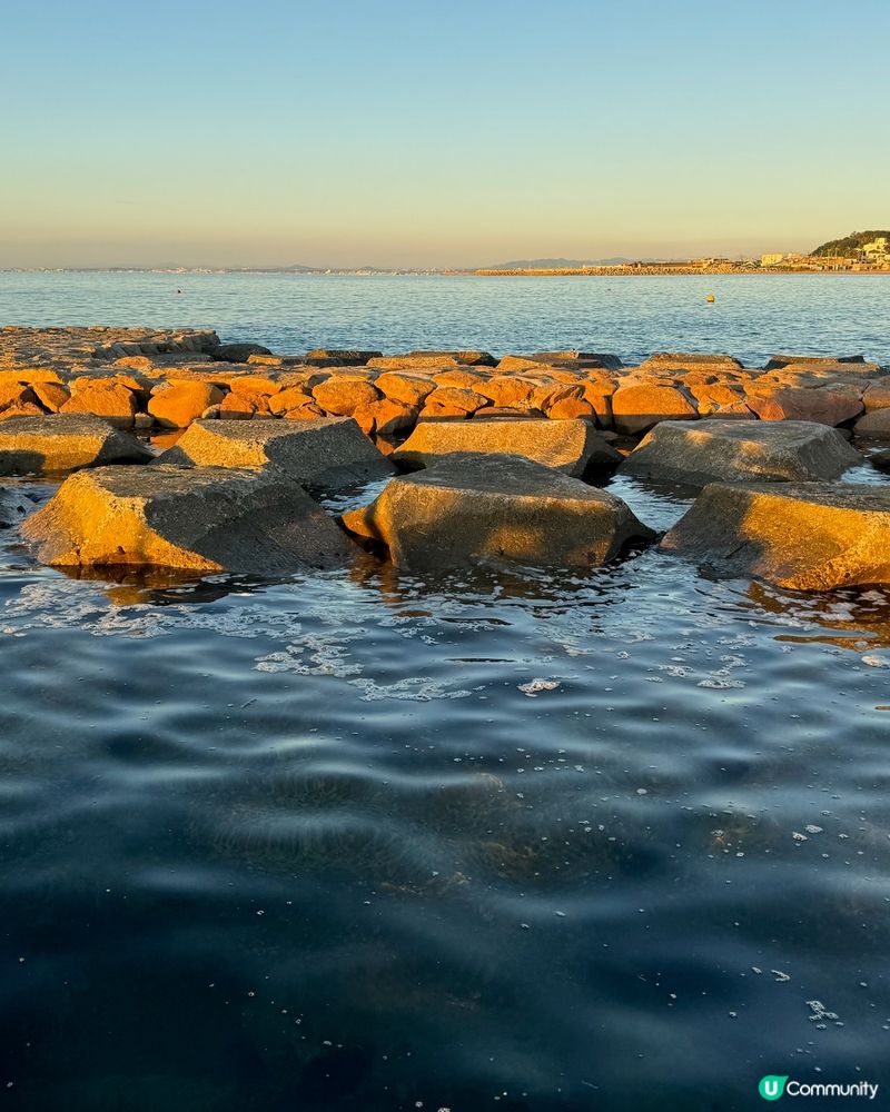 黃昏下的大阪淡路島