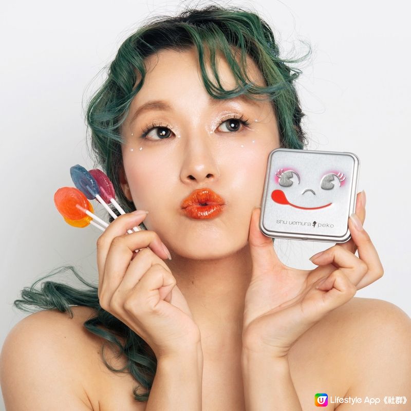 shu uemura x peko 牛奶妹限量眼影組合