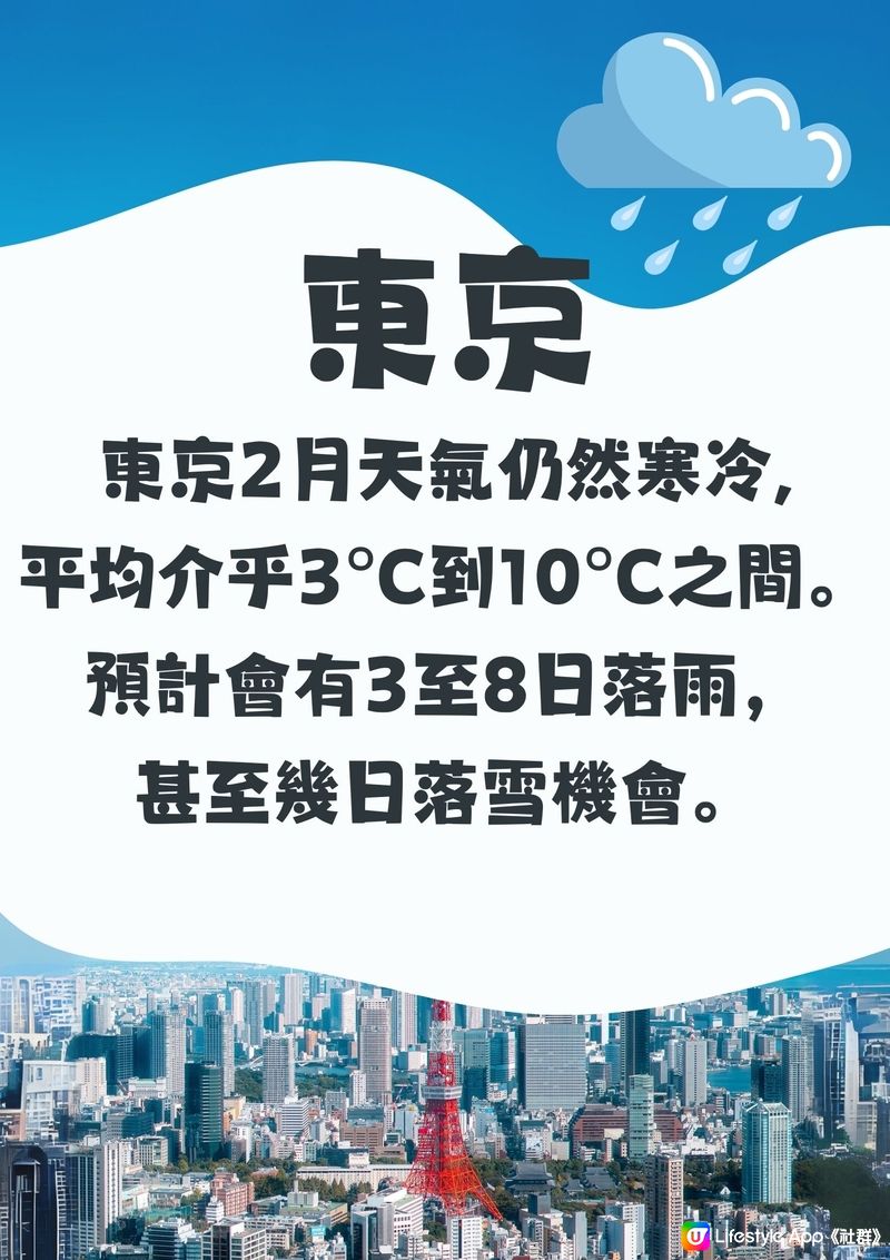 東京2月天氣多穿搭建議🌟外遊必save!