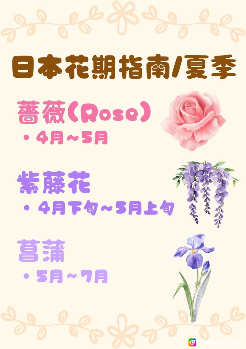 日本全年花期指南🌸鐘意賞花必須收藏‼️😍