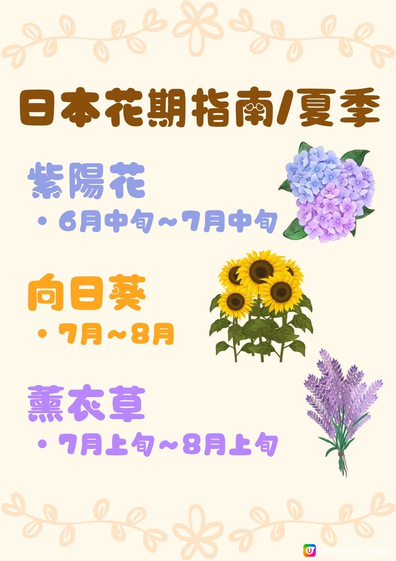 日本全年花期指南🌸鐘意賞花必須收藏‼️😍